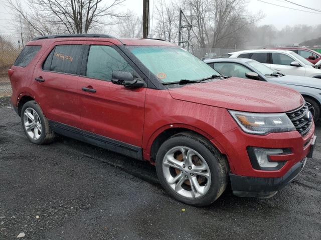 1FM5K8GTXGGC52866 - 2016 FORD EXPLORER SPORT RED photo 4