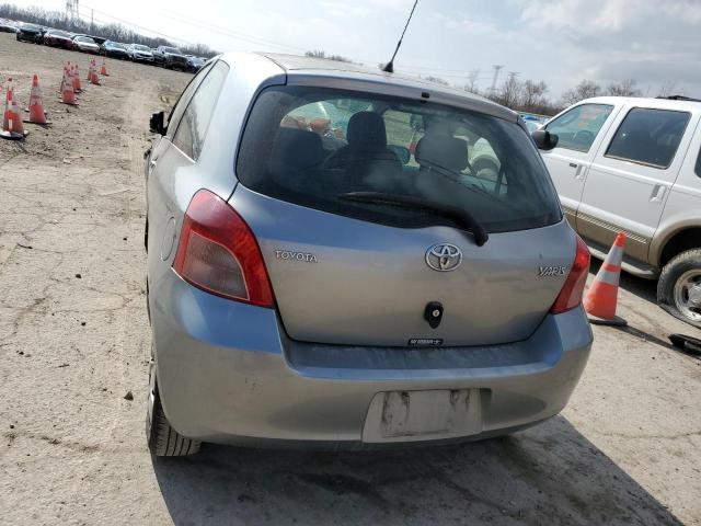 JTDJT923075032936 - 2007 TOYOTA YARIS SILVER photo 6