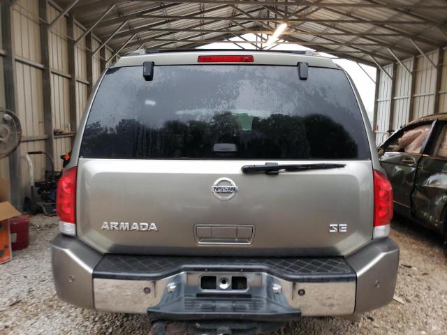 5N1BA08C67N710887 - 2007 NISSAN ARMADA SE TAN photo 6