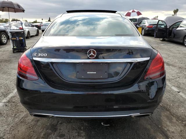 55SWF8DB4KU306236 - 2019 MERCEDES-BENZ C 300 BLACK photo 6