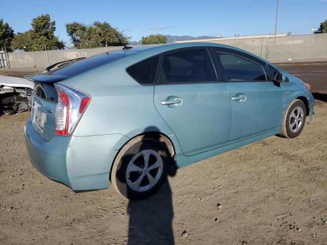 JTDKN3DU3D5543117 - 2013 TOYOTA PRIUS GREEN photo 3