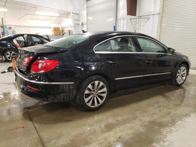 WVWNN7AN0BE715523 - 2011 VOLKSWAGEN CC SPORT BLACK photo 3