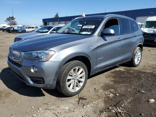 5UXWX9C53G0D70257 - 2016 BMW X3 XDRIVE28I GRAY photo 1