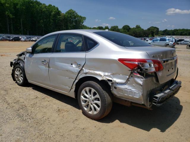 3N1AB7AP7KY374281 - 2019 NISSAN SENTRA S SILVER photo 2