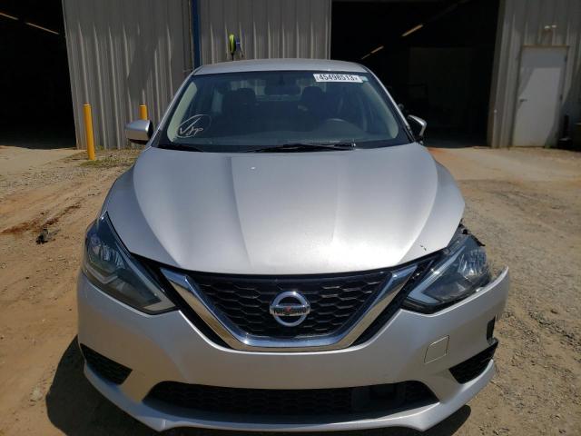 3N1AB7AP7KY374281 - 2019 NISSAN SENTRA S SILVER photo 5