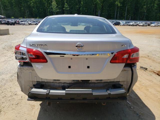 3N1AB7AP7KY374281 - 2019 NISSAN SENTRA S SILVER photo 6