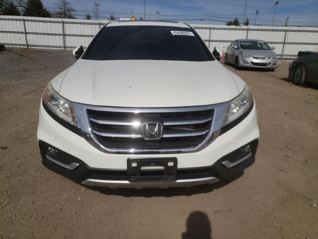 5J6TF2H59FL000457 - 2015 HONDA CROSSTOUR EXL WHITE photo 5