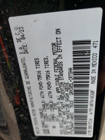 3TYSZ5AN4PT140893 - 2023 TOYOTA TACOMA ACCESS CAB შავი ფოტო 12