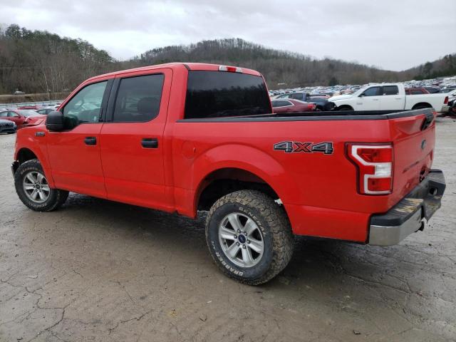 1FTEW1E51KFA66071 - 2019 FORD F150 SUPERCREW RED photo 2