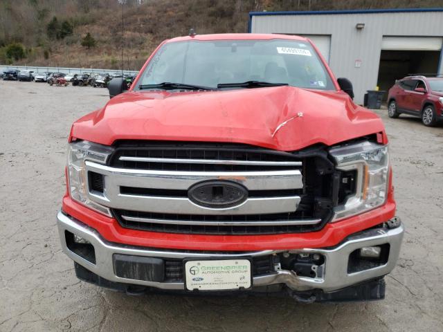 1FTEW1E51KFA66071 - 2019 FORD F150 SUPERCREW RED photo 5