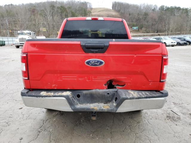1FTEW1E51KFA66071 - 2019 FORD F150 SUPERCREW RED photo 6