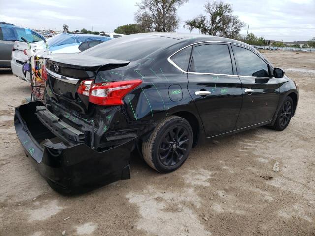 3N1AB7AP3JY329563 - 2018 NISSAN SENTRA S BLACK photo 3