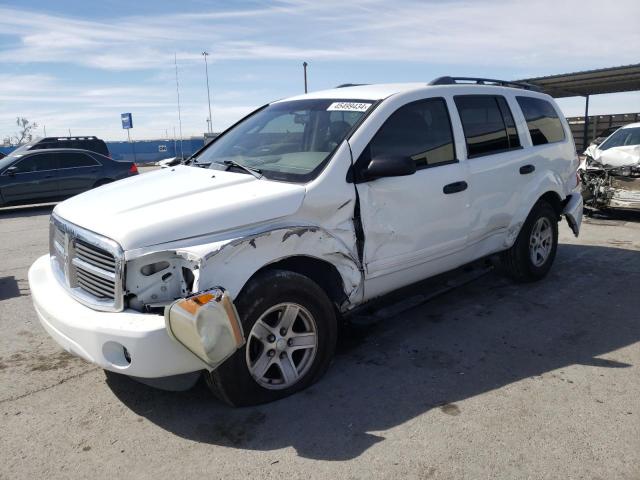 1D4HB48N65F598588 - 2005 DODGE DURANGO SLT WHITE photo 1