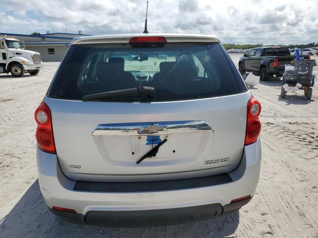 2CNFLCEC1B6268907 - 2011 CHEVROLET EQUINOX LS SILVER photo 6