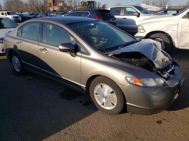 JHMFA36268S013562 - 2008 HONDA CIVIC HYBRID GRAY photo 4