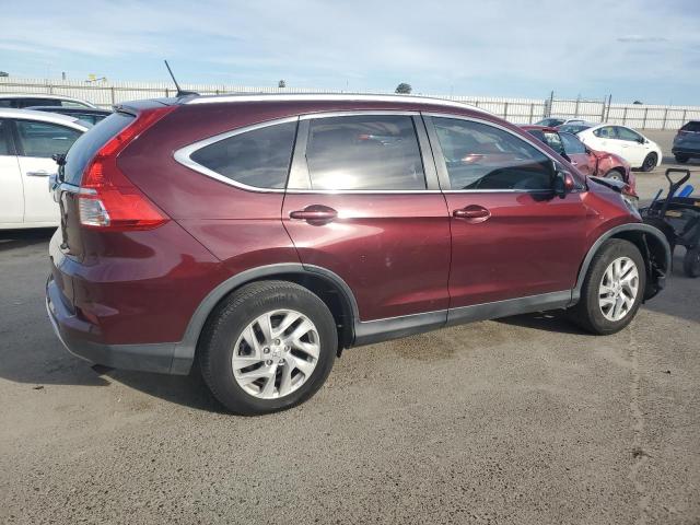 2HKRM3H76FH550121 - 2015 HONDA CR-V EXL BURGUNDY photo 3