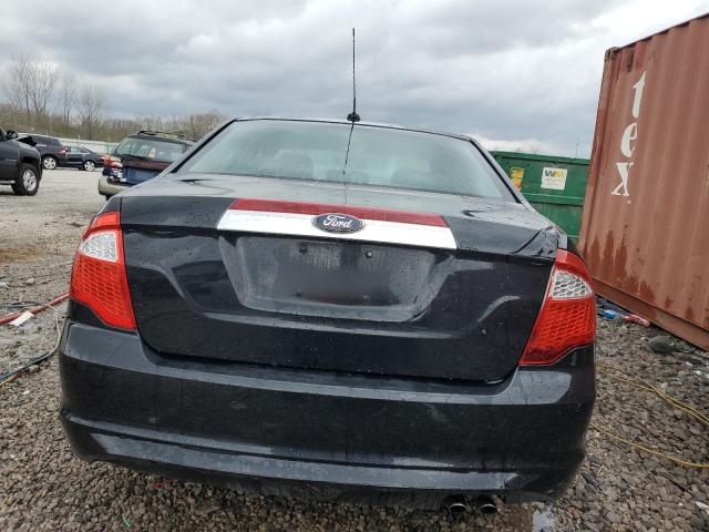 3FAHP0JA0AR426946 - 2010 FORD FUSION SEL BLACK photo 6