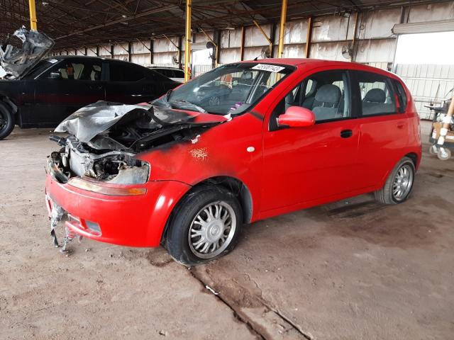 KL1TD62615B311011 - 2005 CHEVROLET AVEO BASE RED photo 1