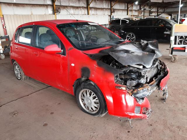 KL1TD62615B311011 - 2005 CHEVROLET AVEO BASE RED photo 4