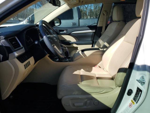 5TDKKRFH4GS153086 - 2016 TOYOTA HIGHLANDER XLE 白色 照片 7