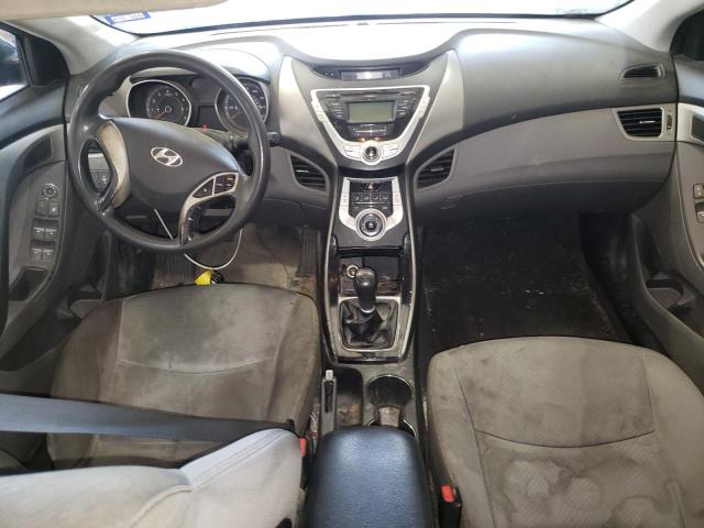 5NPDH4AE7CH070307 - 2012 HYUNDAI ELANTRA GLS BLACK photo 8