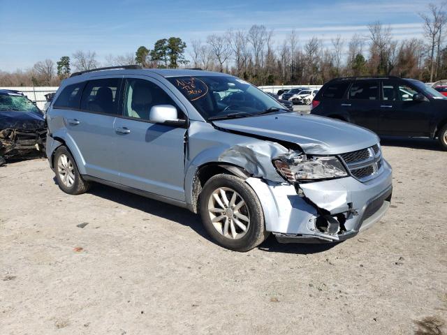 3C4PDCBG1DT600405 - 2013 DODGE JOURNEY SXT BLUE photo 4