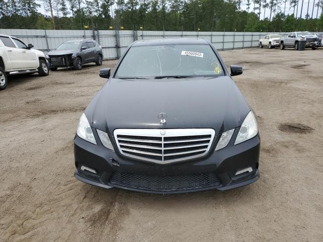 WDDHF8HB0BA431981 - 2011 MERCEDES-BENZ E 350 4MATIC BLACK photo 5