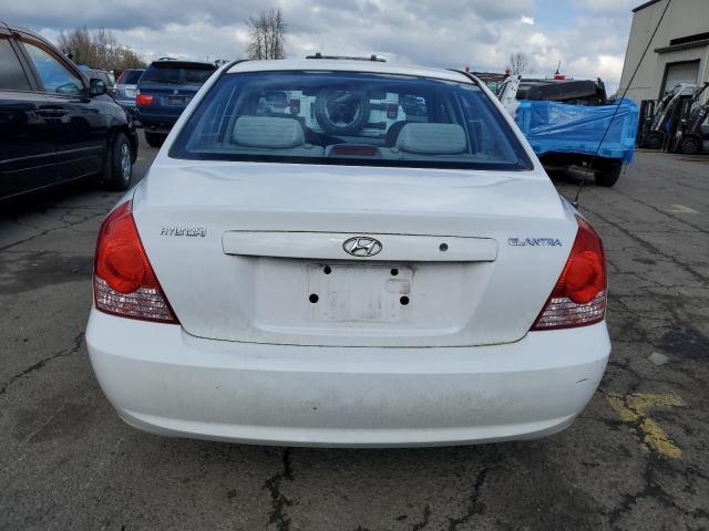 KMHDN46D05U027201 - 2005 HYUNDAI ELANTRA GLS WHITE photo 6