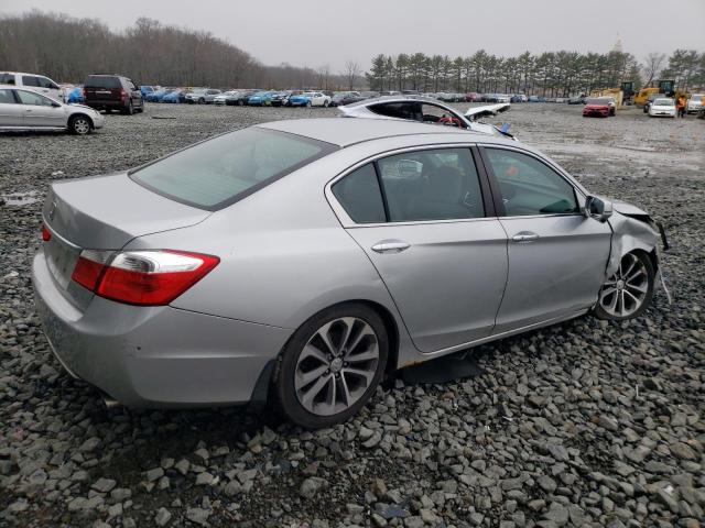 1HGCR2F78DA053064 - 2013 HONDA ACCORD EX SILVER photo 3