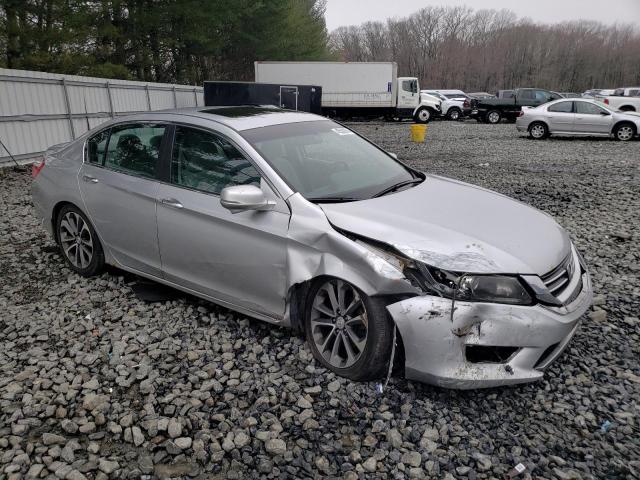 1HGCR2F78DA053064 - 2013 HONDA ACCORD EX SILVER photo 4