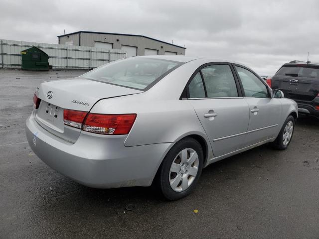 5NPET46C47H226707 - 2007 HYUNDAI SONATA GLS SILVER photo 3