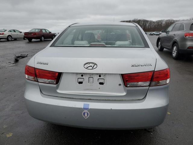 5NPET46C47H226707 - 2007 HYUNDAI SONATA GLS SILVER photo 6