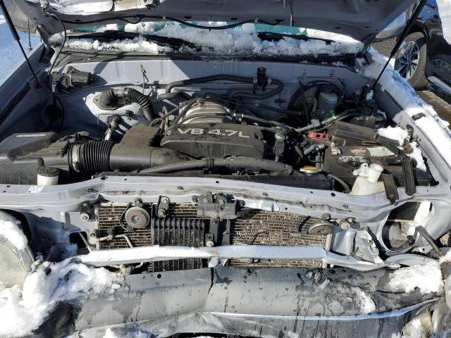 5TBBT4411YS082090 - 2000 TOYOTA TUNDRA ACCESS CAB ვერცხლისფერი ფოტო 11