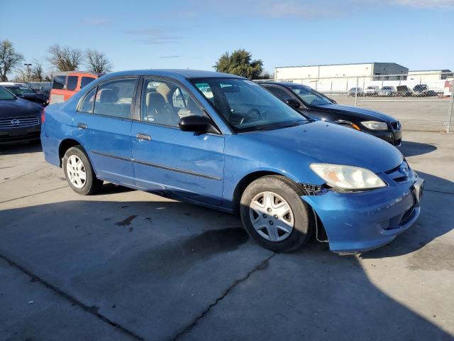 2HGES16354H611846 - 2004 HONDA CIVIC DX VP BLUE photo 4