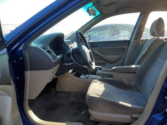 2HGES16354H611846 - 2004 HONDA CIVIC DX VP BLUE photo 7
