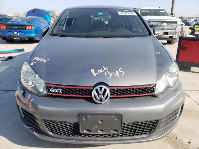 WVWHV7AJ6DW076054 - 2013 VOLKSWAGEN GTI GRAY photo 5