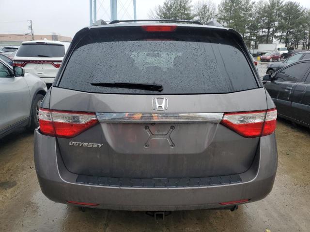 5FNRL5H65BB088911 - 2011 HONDA ODYSSEY EXL GRAY photo 6