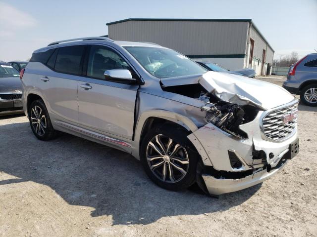 3GKALXEX1JL227085 - 2018 GMC TERRAIN DENALI SILVER photo 4