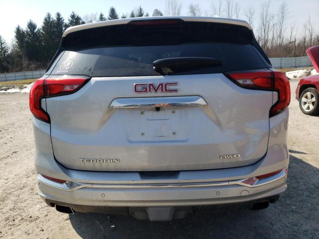 3GKALXEX1JL227085 - 2018 GMC TERRAIN DENALI SILVER photo 6