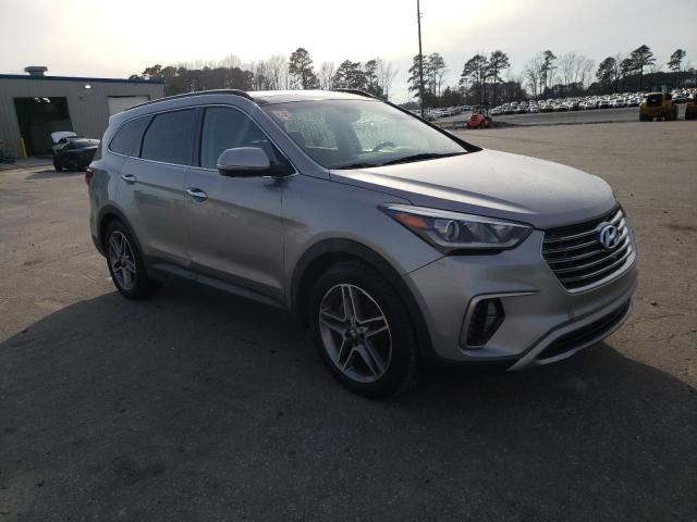 KM8SR4HF6HU167882 - 2017 HYUNDAI SANTA FE SE ULTIMATE GRAY photo 4