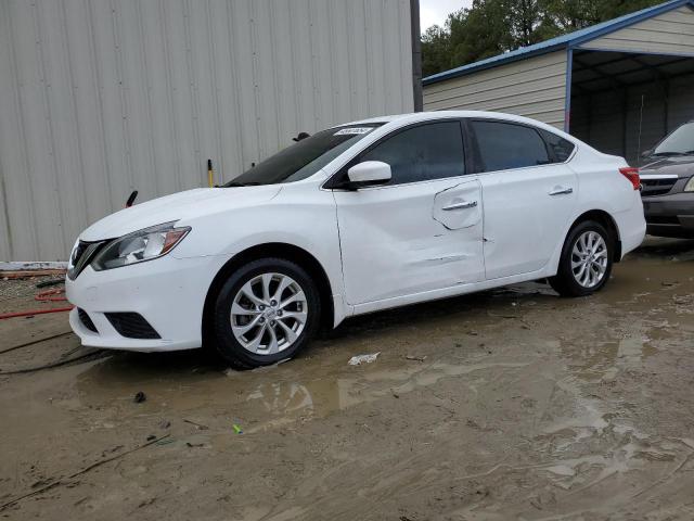 3N1AB7AP2HY318306 - 2017 NISSAN SENTRA S WHITE photo 1