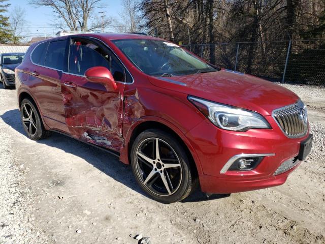LRBFXASA5HD150741 - 2017 BUICK ENVISION PREFERRED RED photo 4