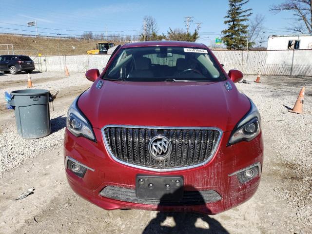 LRBFXASA5HD150741 - 2017 BUICK ENVISION PREFERRED RED photo 5