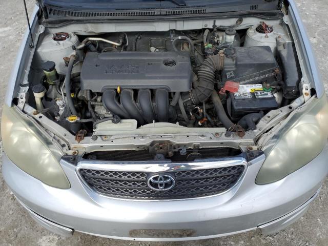 2T1BR32E65C320302 - 2005 TOYOTA COROLLA CE SILVER photo 11