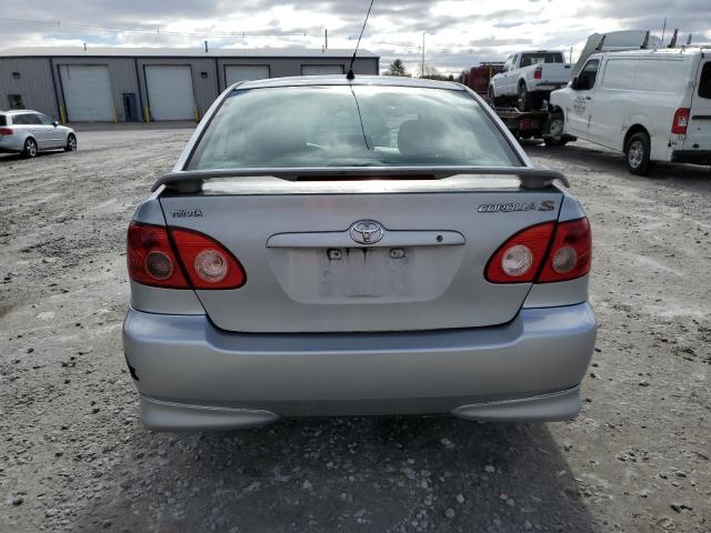 2T1BR32E65C320302 - 2005 TOYOTA COROLLA CE SILVER photo 6