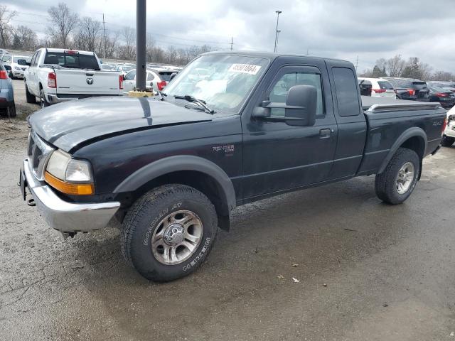 1FTZR15X0YPB98459 - 2000 FORD RANGER SUPER CAB BLACK photo 1