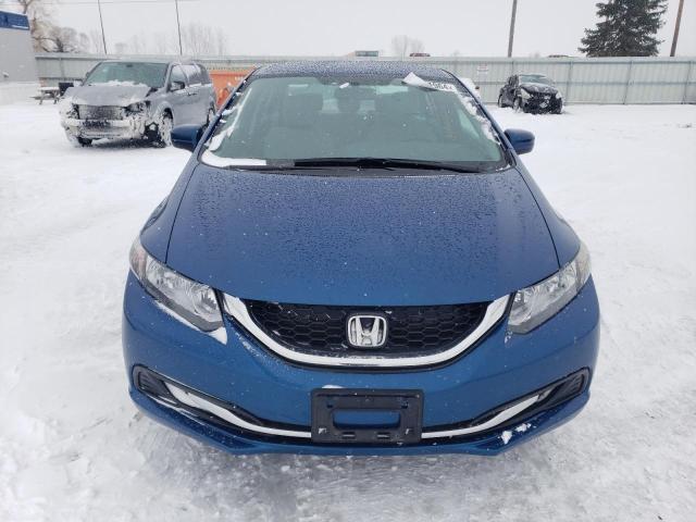 19XFB2F52EE014922 - 2014 HONDA CIVIC LX BLUE photo 5