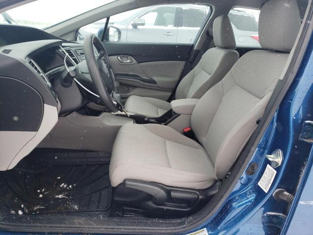 19XFB2F52EE014922 - 2014 HONDA CIVIC LX BLUE photo 7