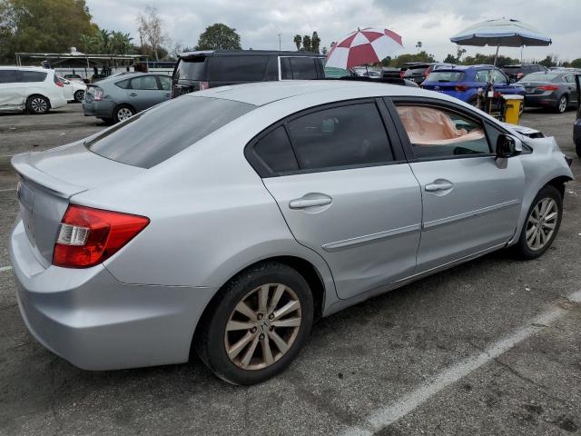 19XFB2F83CE342938 - 2012 HONDA CIVIC EX SILVER photo 3