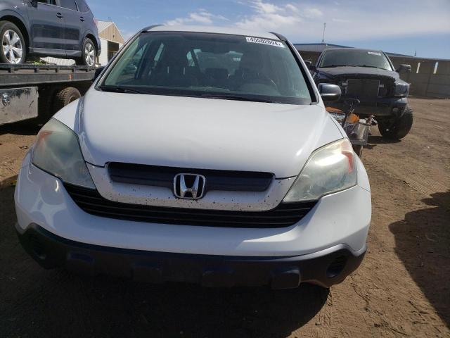 3CZRE38319G709323 - 2009 HONDA CR-V LX WHITE photo 5